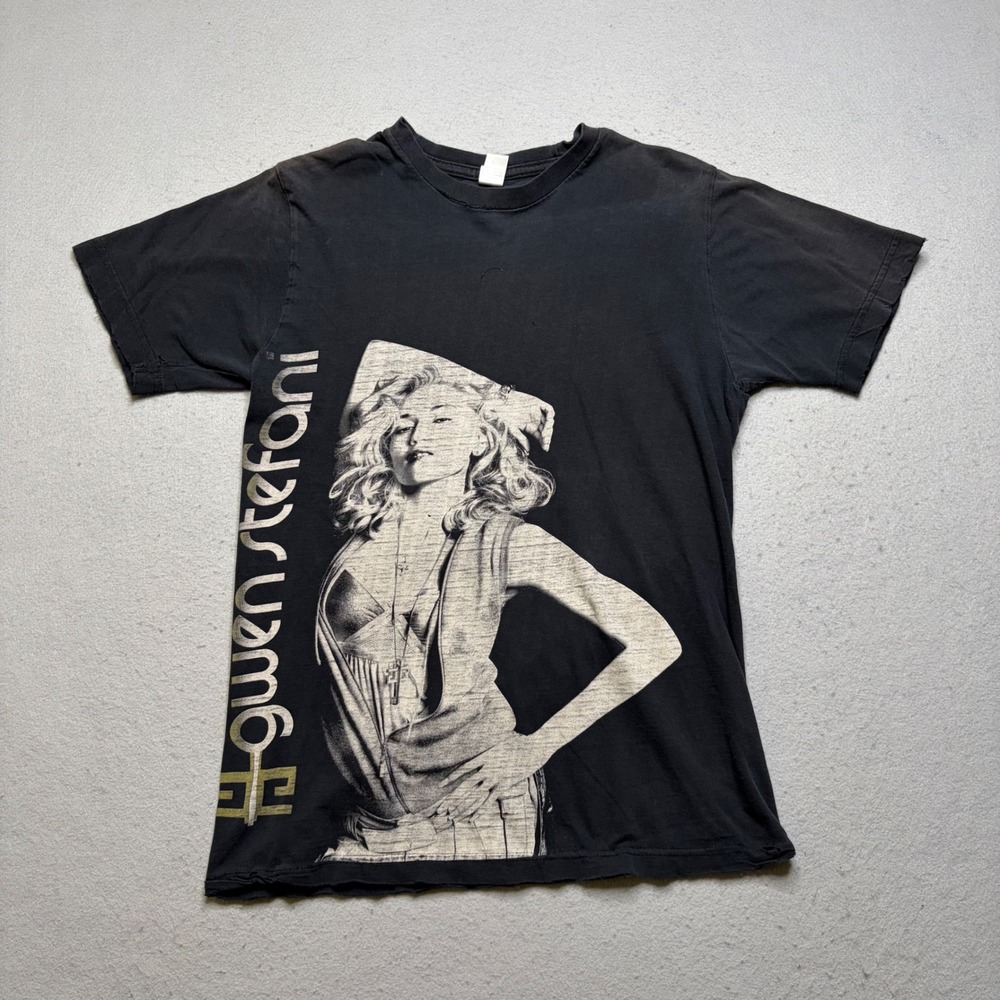 Gwen Stefani Tour Shirt Women M Blk The Sweet Escape 2007 Distressed Concert Tee